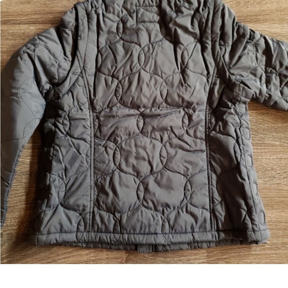 NEW! A New Day Navy Adaptive Quilted Onion Jacket -Converts to a Vest! Dark Blue - Picture 4 of 5